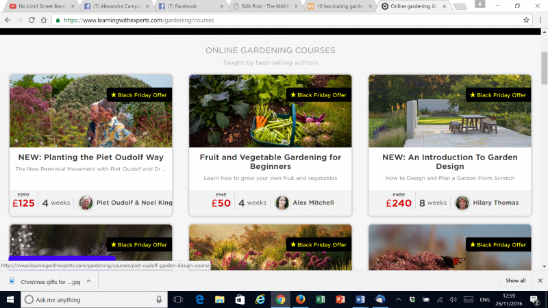 The award-winning My Online Garden school website