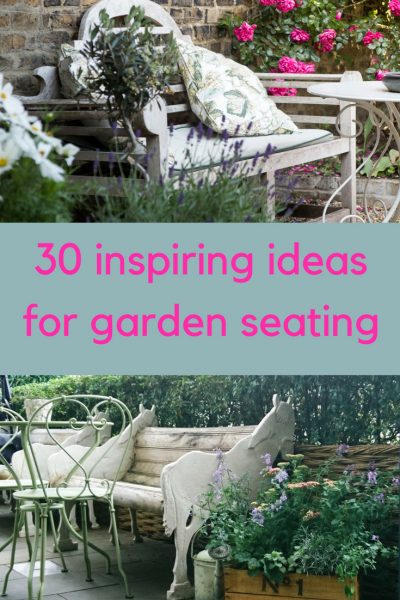 30 inspiring ideas for garden seating