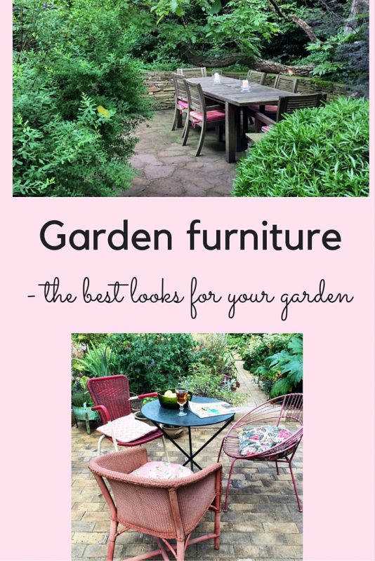 Garden furniture styles for your garden