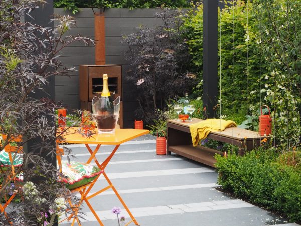 Use colour in your garden seating