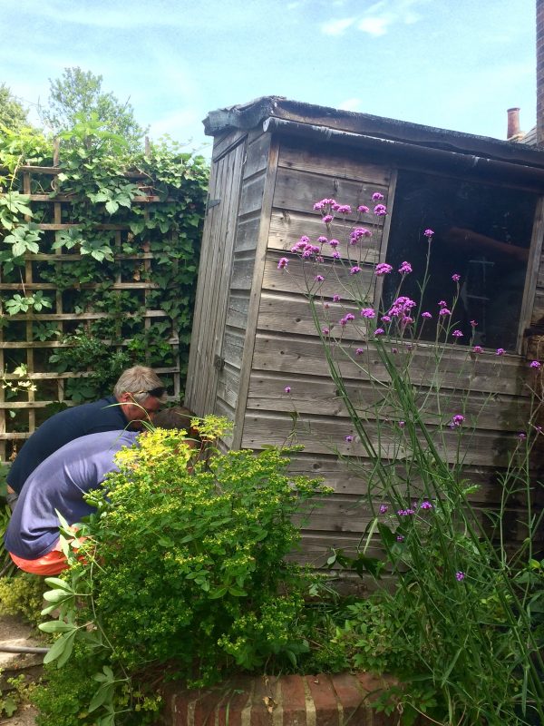 How to move a garden shed