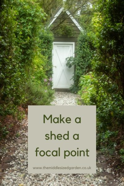 Use a shed as a focal point