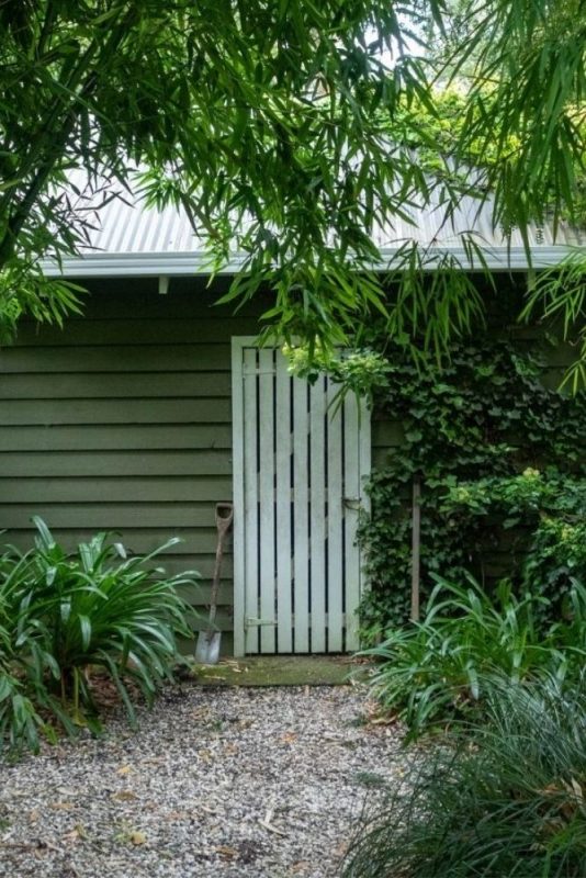 Don't hide an ugly shed! Make it look beautiful instead. The Middle