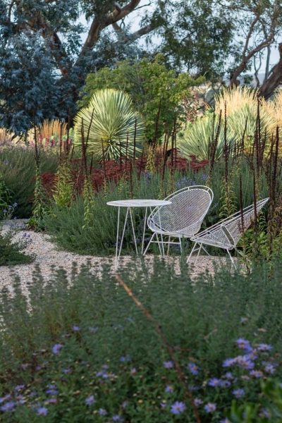 Naturalistic planting in a Michael McCoy garden