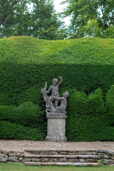 Statue at Doddington Place Gardens