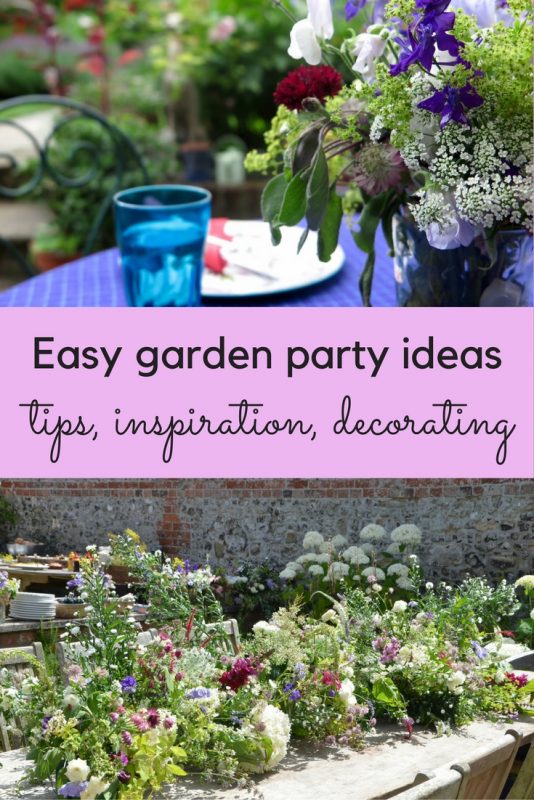 Easy garden party ideas