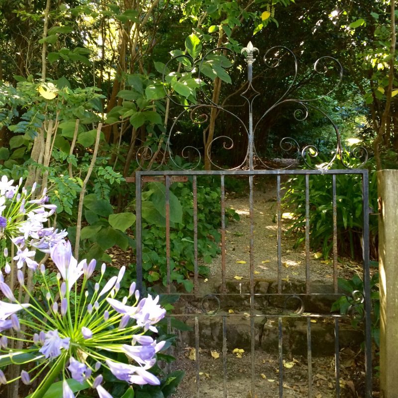 Romantic garden gates