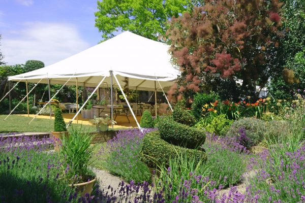 Marquee for garden party