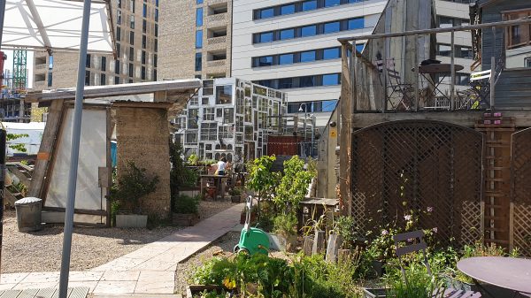 Experimental buildings at the Skip Garden